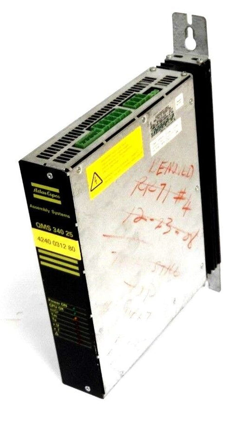 ATLAS COPCO QMS-340-25 SERVO CONTROLLER 4240 0312 80, QMS34025