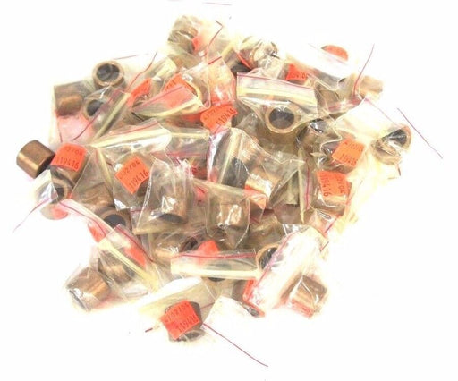 LOT OF 57 NEW GENERIC CB1014-06 BRONZE SLEEVE BEARINGS 5/8" ID, 3/4" L