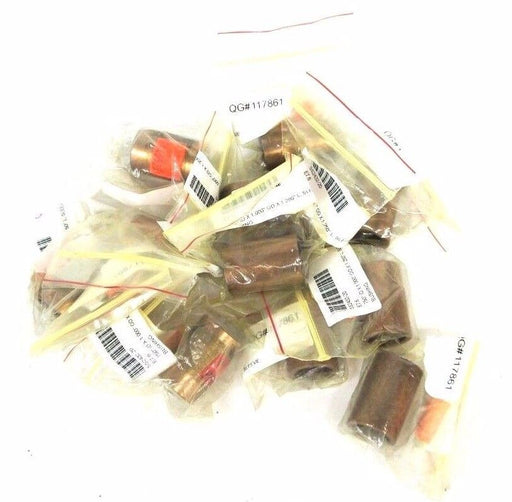 LOT OF 13 NEW GENERIC SS2432-20 BRONZE SLEEVE BEARINGS 0.750" ID, 1.250" L