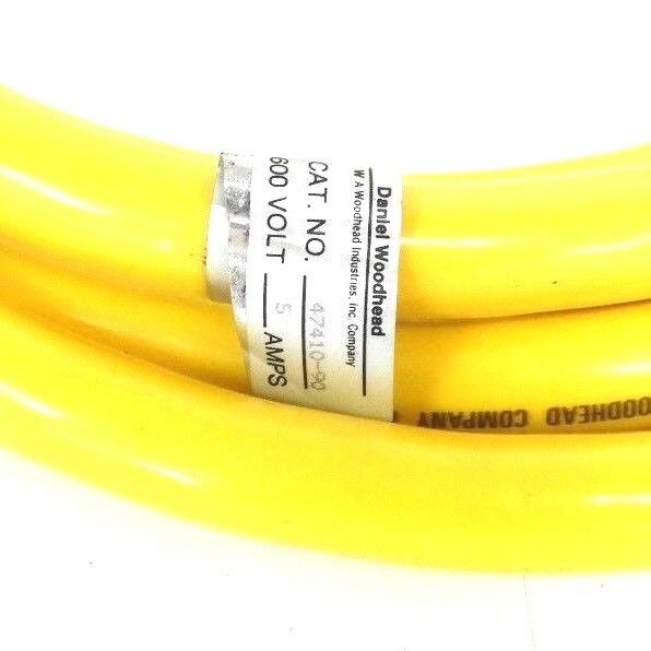 NEW DANIEL WOODHEAD 47410-90 MINI CHANGE CORDSET 600 VOLT, 5 AMP, 4741090