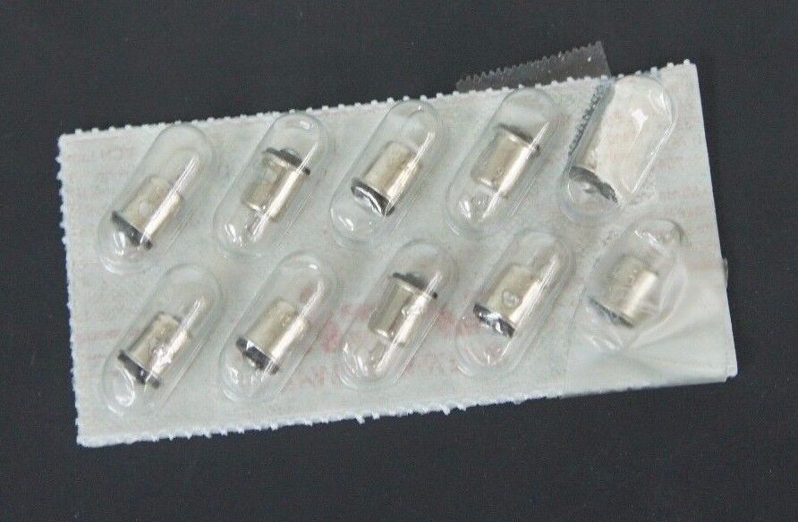 LOT OF 101 NEW CHICAGO MINIATURE NO. 328 MINI LIGHT BULBS T-1-3/4, 0.2A, CM328