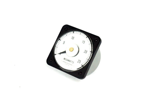 GENERAL ELECTRIC 6485K81184 VOLTMETER TYPE DB-40, 0-25 MEGAWATTS