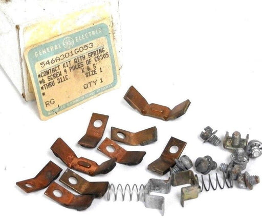 LOT OF 2 NIB GENERAL ELECTRIC 546A301G053 CONTACT KITS SIZE 1