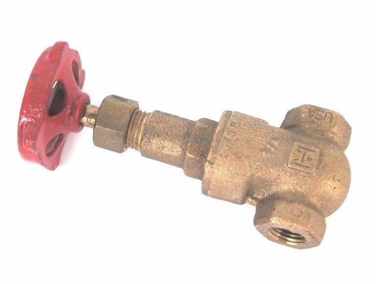 LOT OF 8 NEW MILWAUKEE FIG. 148 GATE VALVES 1/4" NPT, 125 S.W.P. 200 W.O.G.