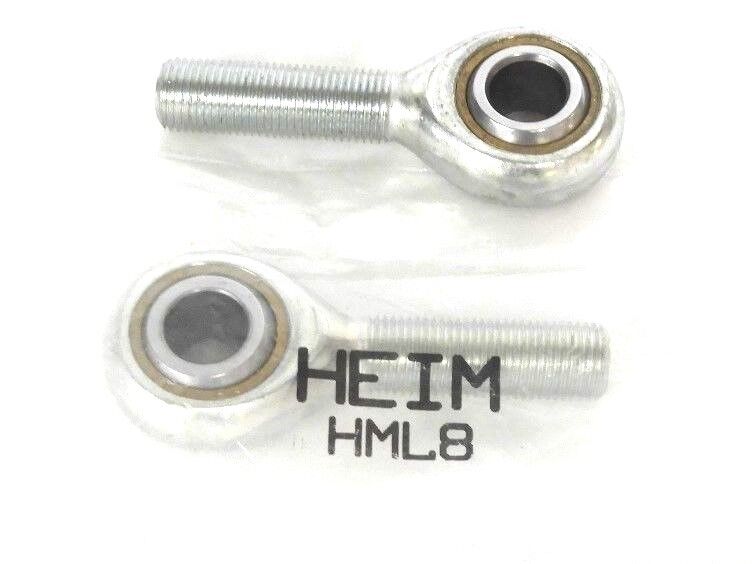 LOT OF 2 NEW HEIM HML8 ROD END BEARINGS 1/4INCH BORE