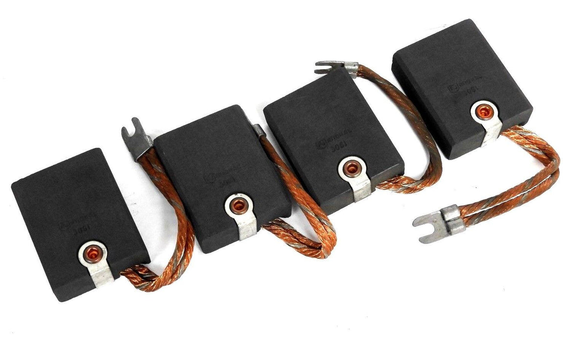 LOT OF 4 NEW NATIONAL 3061 CARBON BRUSHES WITH WIRING