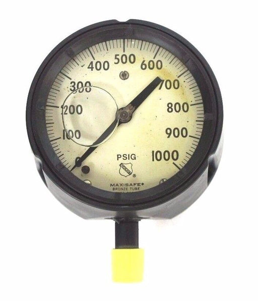 NEW ASHCROFT 202A244-09 GLYCERINE FILLED PRESSURE GAUGE 0-1000 PSIG, 202A24409