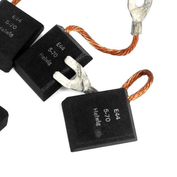 LOT OF 6 NEW HELWIG 5-70 CARBON BRUSHES E44, 570