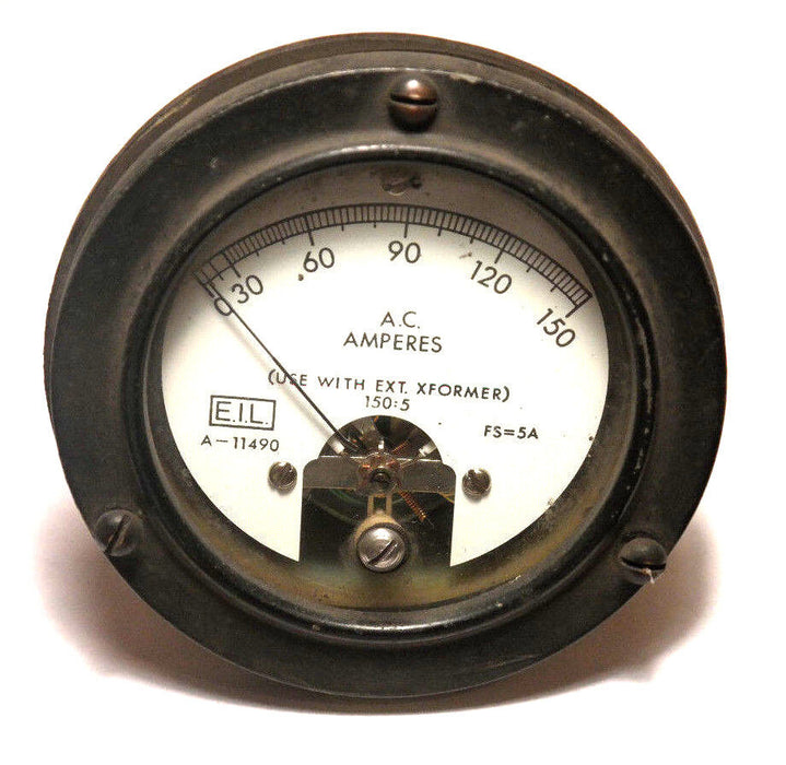 E.I.L. 8019TH ATM336 AMP METER / GAUGE 0-150 A.C. AMPERES, A-11490