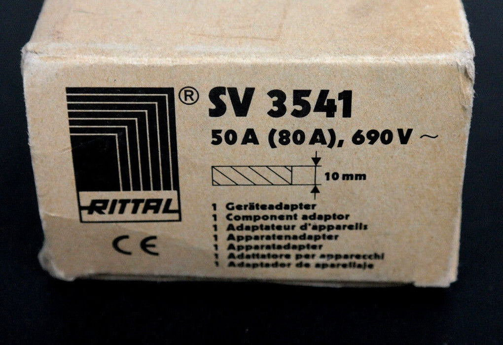 NIB RITTAL SV 3541 COMPONENT ADAPTER 50A (80A), 690V, SV3541