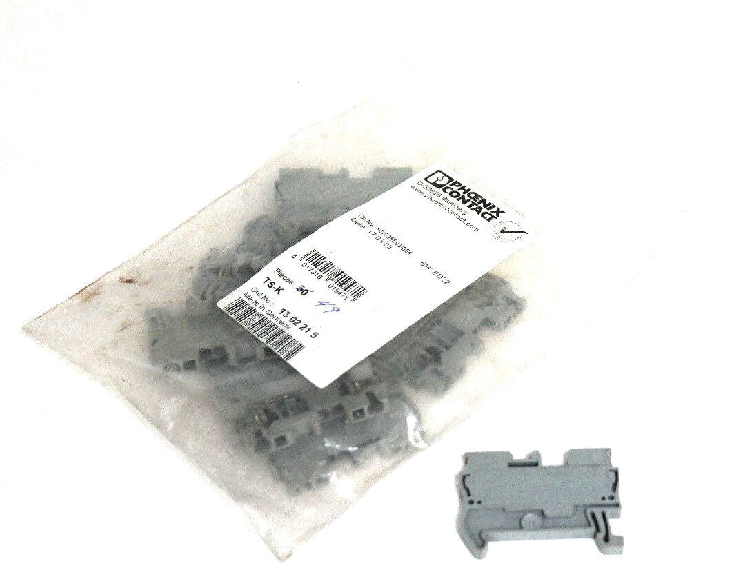 LOT OF 9 NEW PHOENIX CONTACT TS-K SEPARATING PLATES 1302215