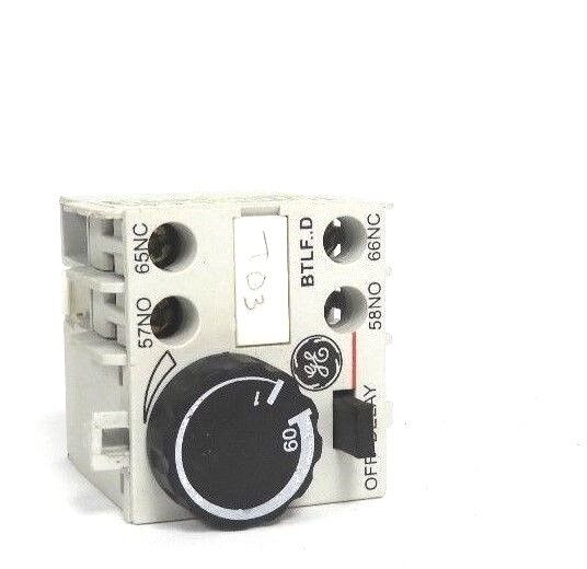GENERAL ELECTRIC BTLF60D MOD. 1 TIMER 1-60SECONDS