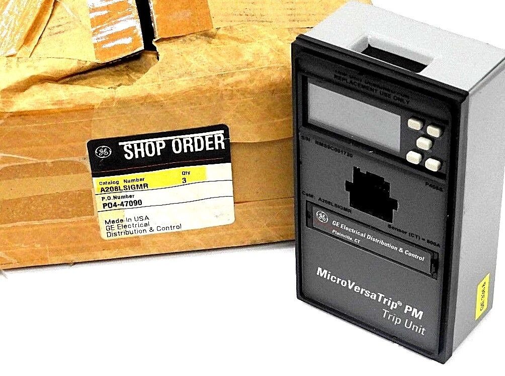 GENERAL ELECTRIC A208LSIGMR MICROVERSATRIP PM TRIP UNIT 800A P405&