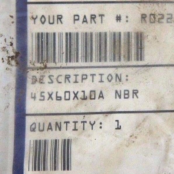 NEW ISP 45X60X10A OIL SEAL PUMP BEARING 45X60X10