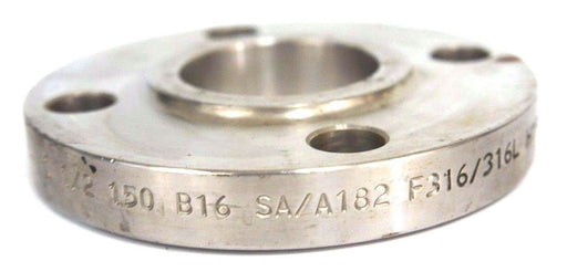 LOT OF 2 STAINLESS STEEL 1-1/2" FLANGES 150 B16 SA/A182 F316/316L H198