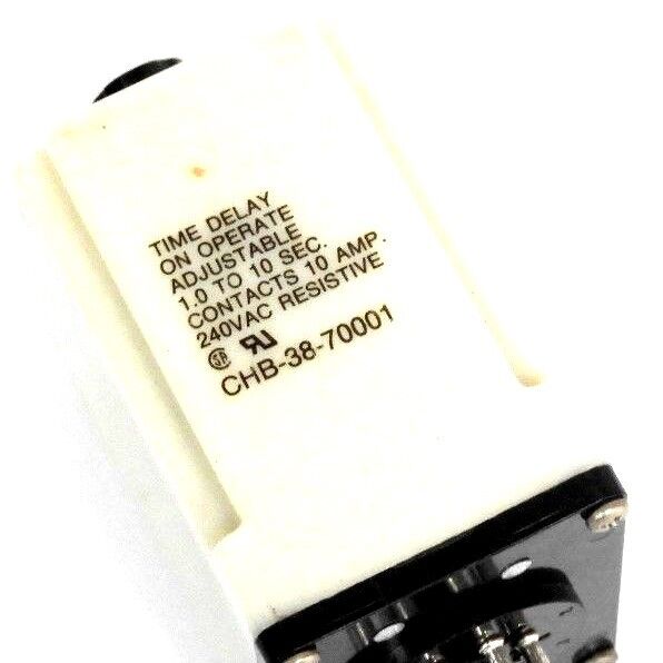 POTTER & BRUMFIELD CHB-33-70001 TIME DELAY RELAY CHB3370001