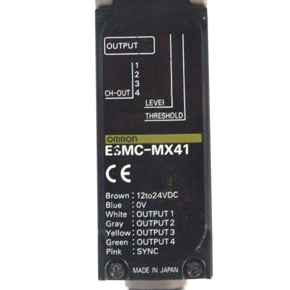OMRON E3MC-MX41 FIBER OPTIC COLOR SENSOR RGB 12-24VDC, E3MCMX41