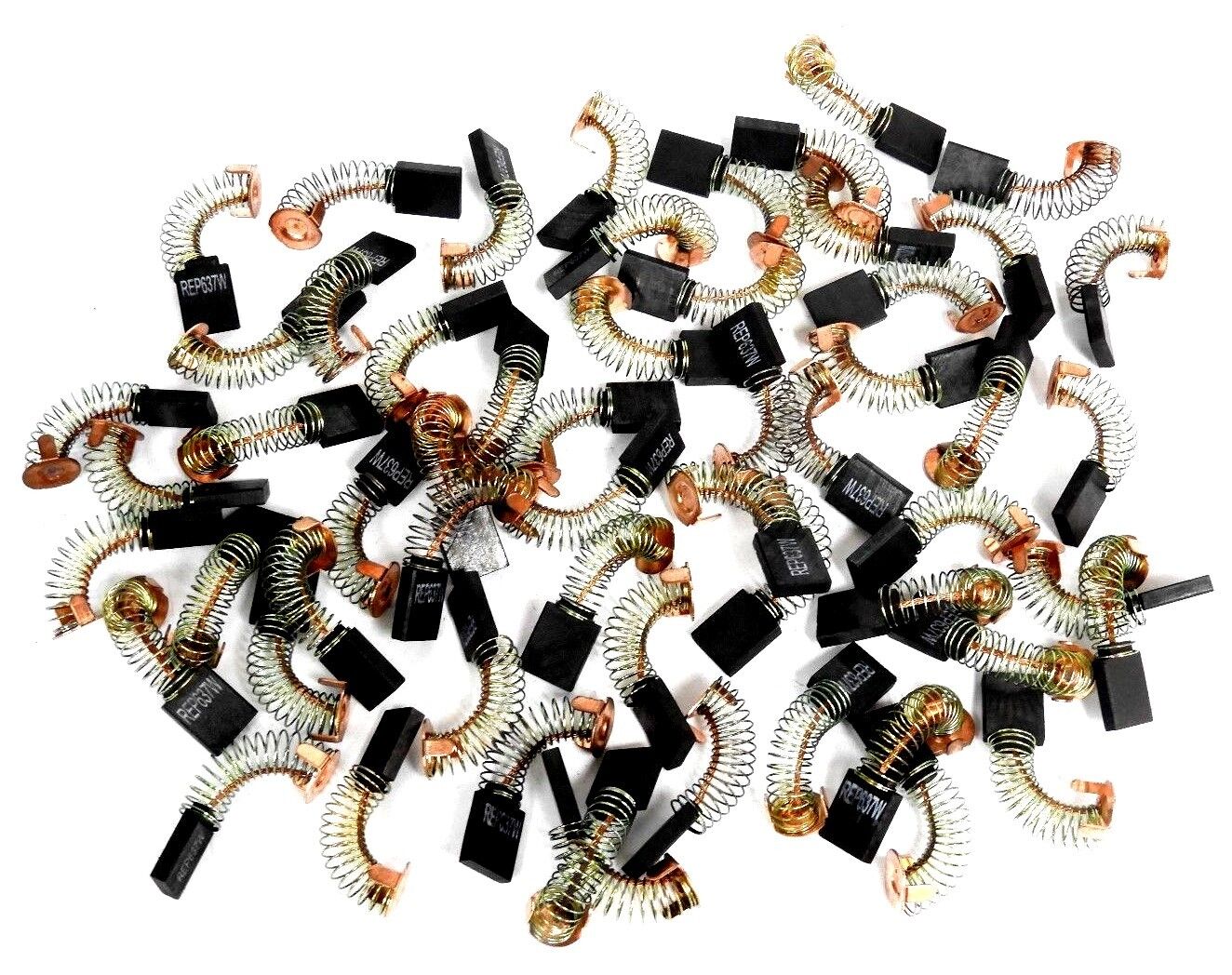 LOT OF 57 NEW GETTYS REP637W CARBON BRUSHES 3/16 x 5/8 x 7/8