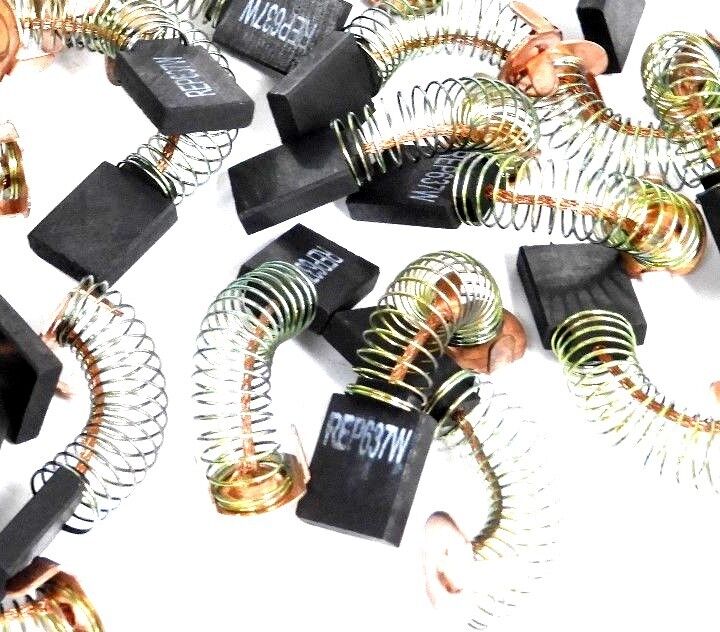LOT OF 57 NEW GETTYS REP637W CARBON BRUSHES 3/16 x 5/8 x 7/8
