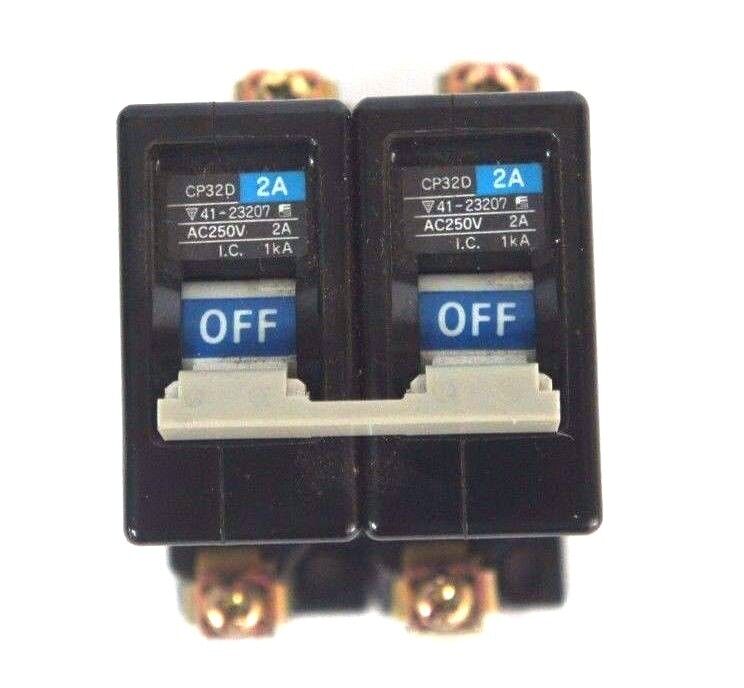 FIJU ELECTRIC CP32D CIRCUIT BREAKER 2 AMP, 250V