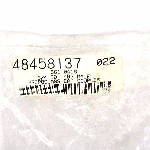 LOT OF 3 NEW NEWAGE INDUSTRIES 561-0416 PROPOGLASS CAM COUPLERS 3/4" ID MALE