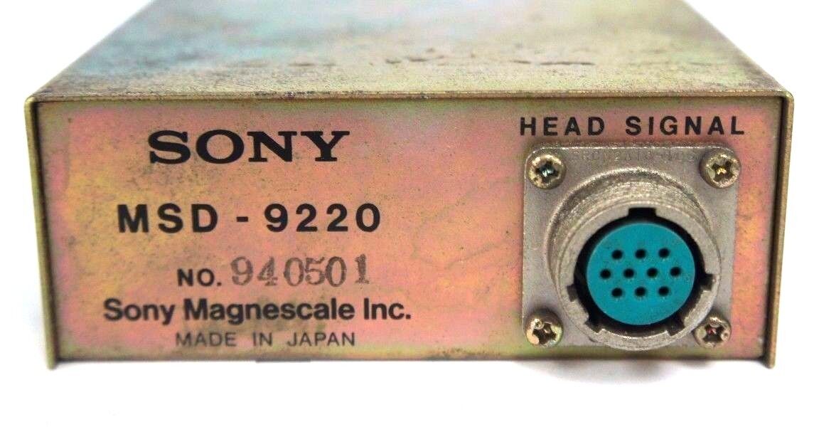 SONY MAGNESCALE MSD-9220 DETECTOR MSD9220