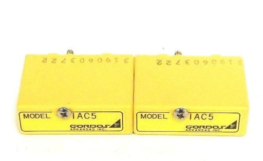 LOT OF 2 NEW GORDOS IAC5 SOLID STATE RELAYS 30VDC, 60HZ