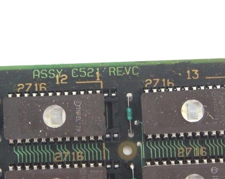 GOULD AS-521P-008 MEMORY MODULE REV. C24, C521 REV. C, AS521P008