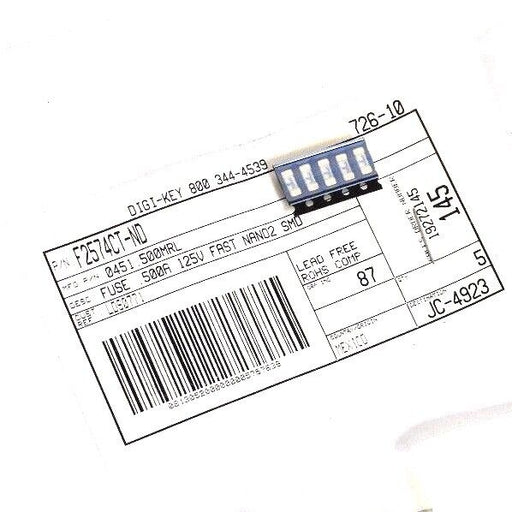 LOT OF 35 NEW DIGI KEY F2577CT-ND SUFACE MOUNT FUSES 1AMP 125VDC, F2577CTND