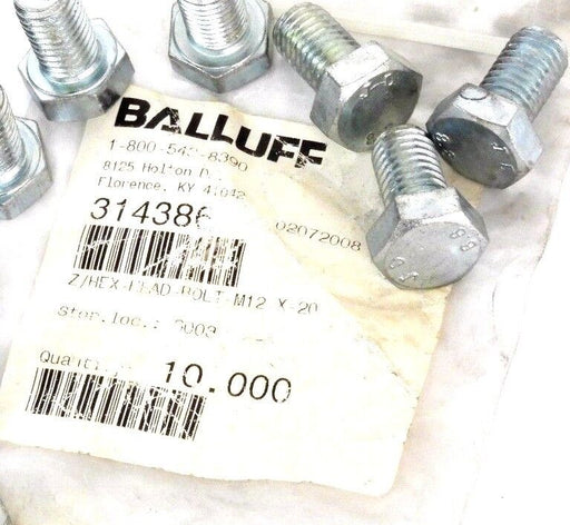 BAG OF 9 NEW BALLUFF Z/HEX-HEAD BOLTS M12 X 20, 314386