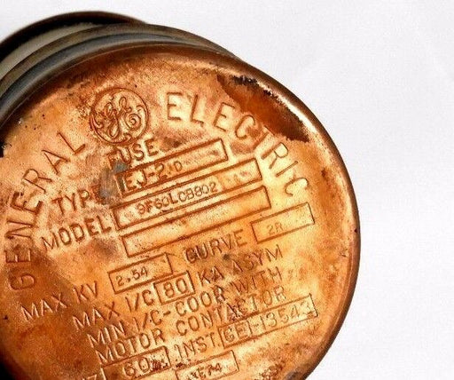 GENERAL ELECTRIC 9F60LCB802 TYPE EJ-2 FUSE, MAX KV 2.54 CURVE 2R
