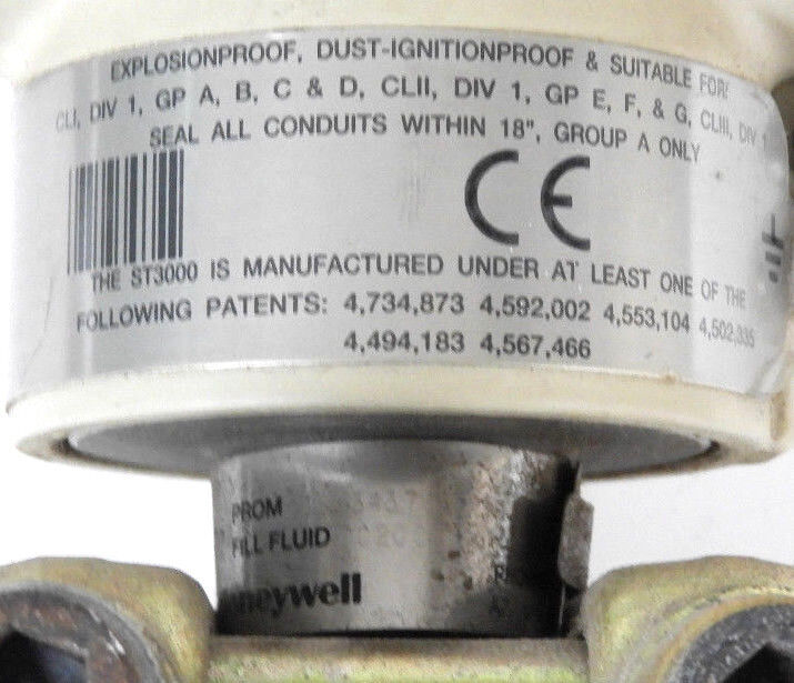 HONEYWELL STD930 PRESSURE TRANSDUCER 0-30PSI, STD930-A1A-00000-F1D3-3138