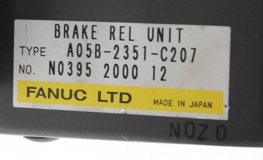 FANUC A05B-2351-C207 BRAKE RELEASE UNIT W/ CABLE A05B2351C207