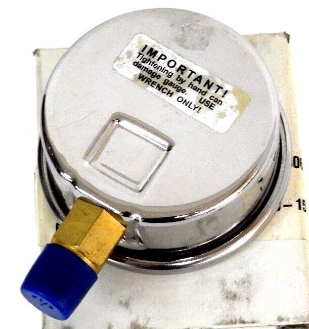 NIB MARSH / BELLOFRAM J7640P 63MM SEVB 1/4" NPT PRESSURE GAUGE
