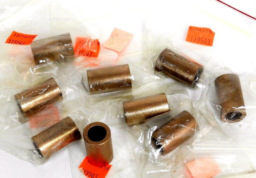 LOT OF 9 NEW SYMMCO SS-1624-20 1/2"IDx3/4"ODx1-1/4" BRONZE BEARING SLEEVES