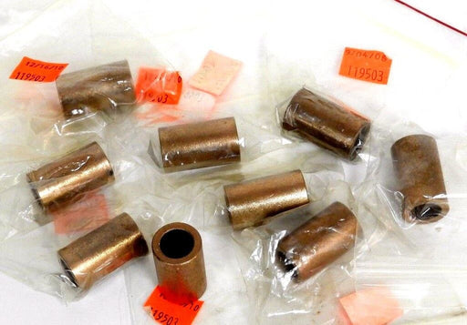 LOT OF 9 NEW SYMMCO SS-1624-20 1/2"IDx3/4"ODx1-1/4" BRONZE BEARING SLEEVES