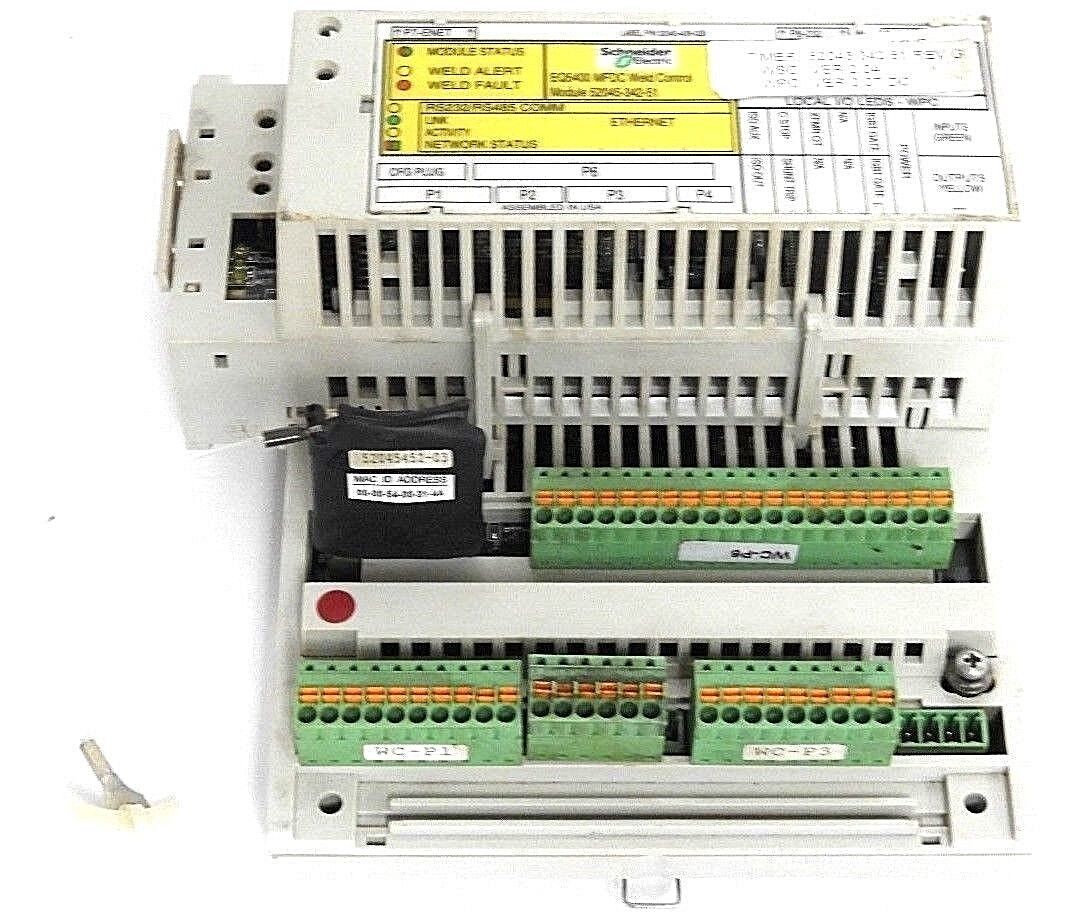 SCHNEIDER ELECTRIC SQUARE D EQ5400 MFDC WELD CONTROL MODULE 52045-342-51