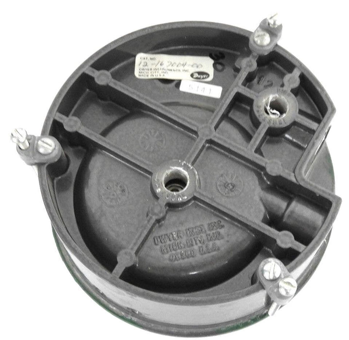 LOT OF 2 DWYER 12-167004-00 MAGNEHELIC PRESSURE GAUGES X 100 CFM, 1216700400