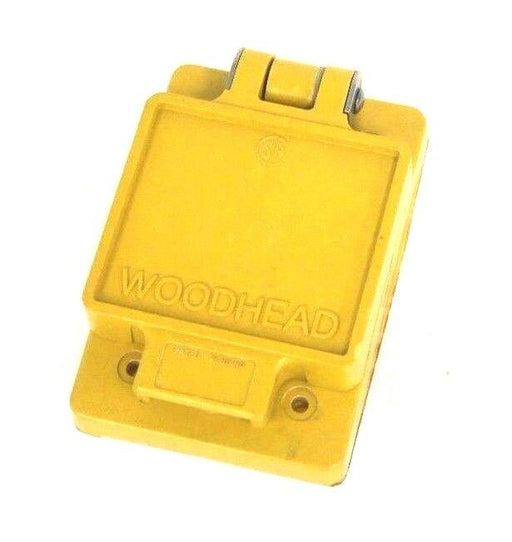 NIB DANIEL WOODHEAD SAFETY YELLOW OIL PROOF NEOTEX RECEPTACLE