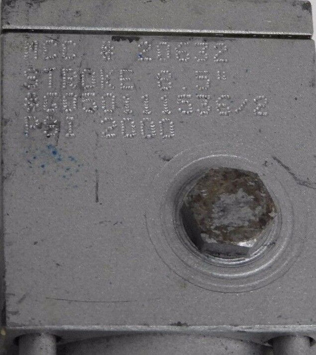 MILWAUKEE CYLINDER HC313-8.5 PNEUMATIC CYLINDER 8.5" STROKE, 2000PSI, 20632