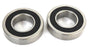 LOT OF 2 NEW IKS SS99R16 BALL BEARINGS RADIAL DEEP GROOVE SEALED 1X2X1/2IN