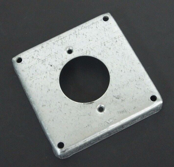 LOT OF 4 NEW HUBBELL 811 4" SQUARE COVERS RAISED 1/2"