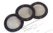 LOT OF 3 NEW 40MPUS150-40SS Tri-Clamp Gasket Screen (Mesh 40),Buna-N, 1.5",BlACK