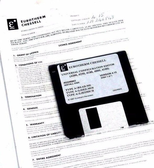 NEW EUROTHERM CHESSELL LA246843 UNIVERSAL CONFIGURATION EDITOR VER. 4.15