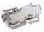 LOT OF 7 WAGO 280 RAIL MOUNT TERMINALS IEC 60947-7-1, 800V, 6094771