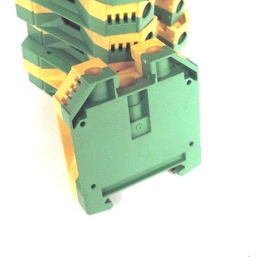 LOT OF 7 WEIDMULLER WPE-35 GROUND TERMINAL BLOCKS WPE35