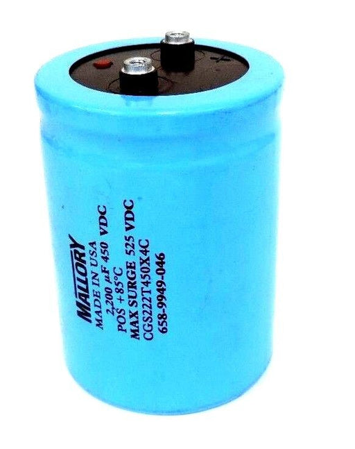 MALLORY CGS222T450X4C CAPACITOR MAX SURGE 525 VDC