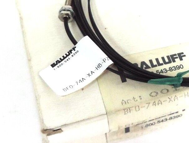 LOT OF 2 NIB BALLUFF BFO-74A-XA-HB-PZK-10-02 PHOTOELECTRIC SENSOR CABLES