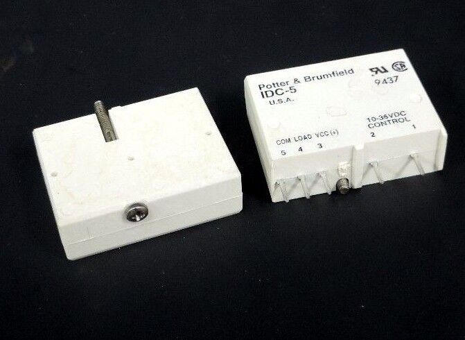 LOT OF 2 POTTER & BRUMFIELD IDC-5 INPUT MODULES 10-36VDC, IDC5