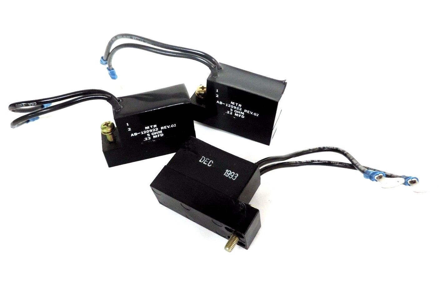 LOT OF 3 MTR AB-120922 REV.02 CAPACITORS AB120922